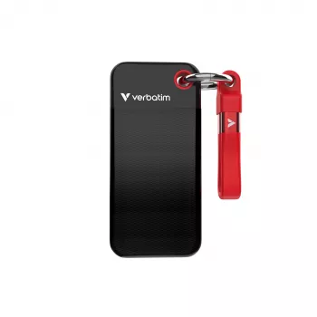 Verbatim Pocket SSD USB 3.2 Gen 2 2 TB μαύρο/κόκκινο