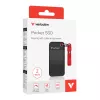 Verbatim Pocket SSD USB 3.2 Gen 2 2 TB μαύρο/κόκκινο