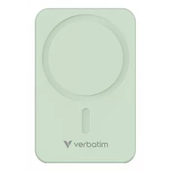 Verbatim Charge 'n' Go Essentials μαγνητικό ασύρματο powerbank 20000 mAh πράσινο