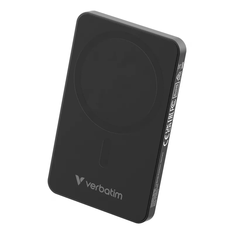 Verbatim Charge 'n' Go Essentials μαγνητικό ασύρματο powerbank 5000 mAh μαύρο
