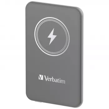 Verbatim Charge 'n' Go μαγνητικό ασύρματο powerbank 5000mAh γκρι