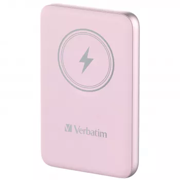 Verbatim Charge 'n' Go μαγνητικό ασύρματο powerbank 10000mAh ροζ