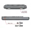 Verbatim Charge'n'Go 2C powerbank 5000 mAh γκρι