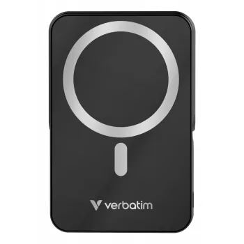 Verbatim Charge 'n' Go μαγνητικό ασύρματο powerbank με βάση – 10000 mAh μαύρο
