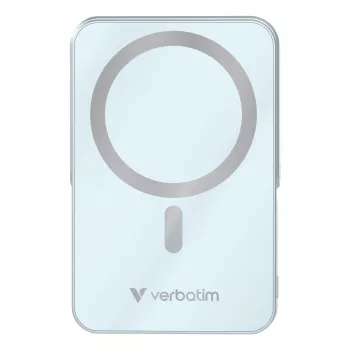 Verbatim Charge 'n' Go μαγνητικό ασύρματο powerbank με βάση – 10000 mAh μπλε