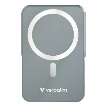 Verbatim Charge 'n' Go μαγνητικό ασύρματο powerbank με βάση – 10000 mAh γκρι