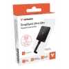 Verbatim SnapBack Ultra λεπτός SSD 512GB USB Type-C USB 3.2 Gen 2x2 μαύρο