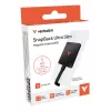 Verbatim SnapBack Ultra λεπτός SSD 1TB USB Type-C USB 3.2 Gen 2x2 μαύρο