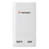 Verbatim Fold 'n' Go GaN φορτιστής 65W βύσμα EU λευκό