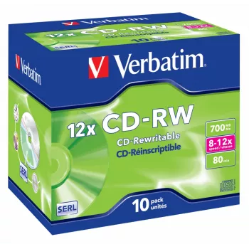 Verbatim CD-RW 12x 700 MB 10 τεμ.
