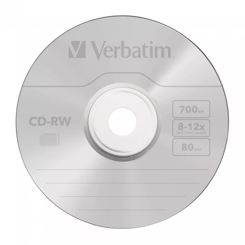 Verbatim CD-RW 12x 700 MB 10 τεμ.