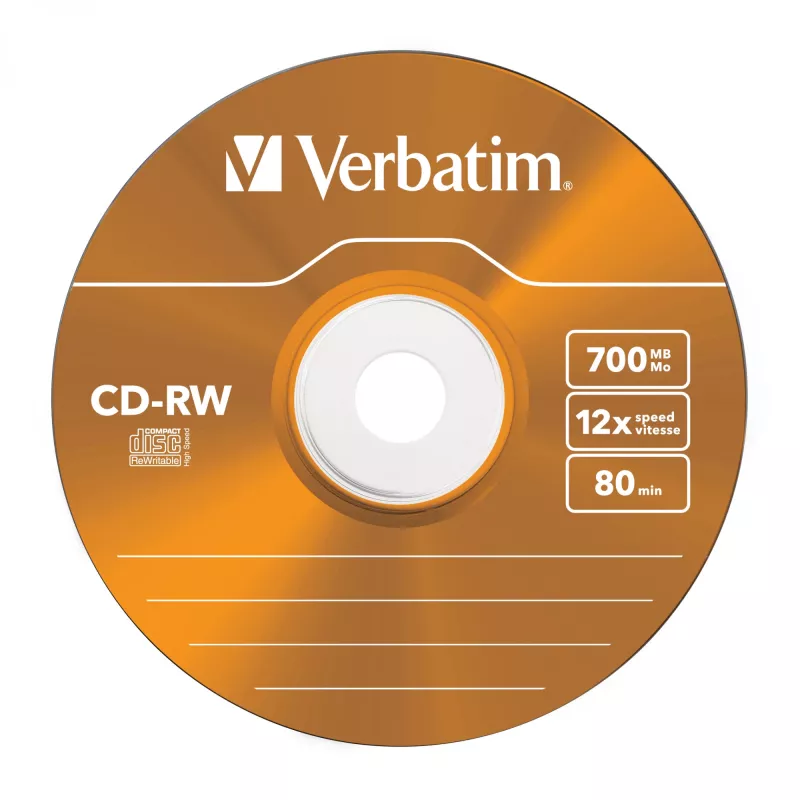 Verbatim CD-RW Colour 12x 700 MB 5 τεμ.
