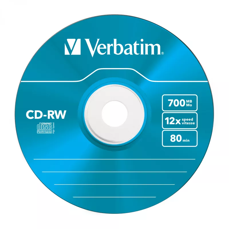 Verbatim CD-RW Colour 12x 700 MB 5 τεμ.
