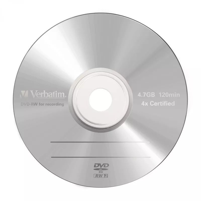 Verbatim DVD-RW 4,7 GB 4x, Jewel Case, 5 τεμ. (43285)