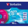 Verbatim CD-R AZO Colours 700 MB 48x 10 τεμ.