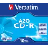 Verbatim CD-R AZO Crystal 700 MB 52x 10 τεμ.