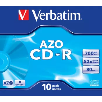 Verbatim CD-R AZO Crystal 700 MB 52x 10 τεμ.