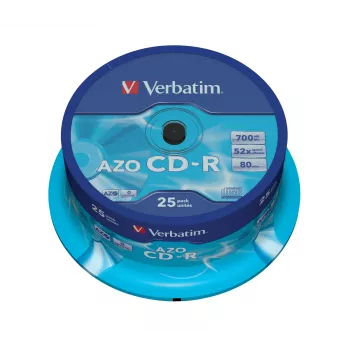 Verbatim CD-R AZO Crystal 700 MB 52x 25 τεμ.