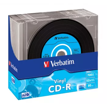 Verbatim CD-R AZO Data Vinyl 700 MB 52x 10 τεμ.
