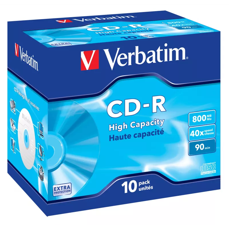 Verbatim CD-R High Capacity 800 MB 40x 10 τεμ.