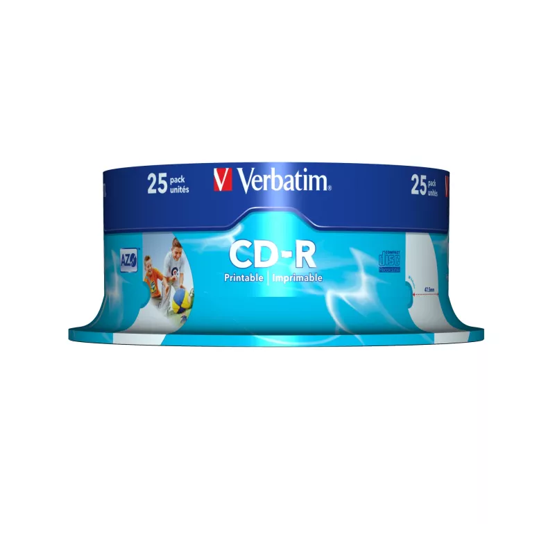 Verbatim CD-R AZO Wide Inkjet Printable 700 MB 52x 25 τεμ.