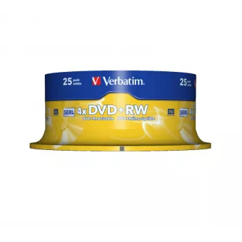 Verbatim DVD+RW Matt Silver 4,7 GB 25 τεμ.