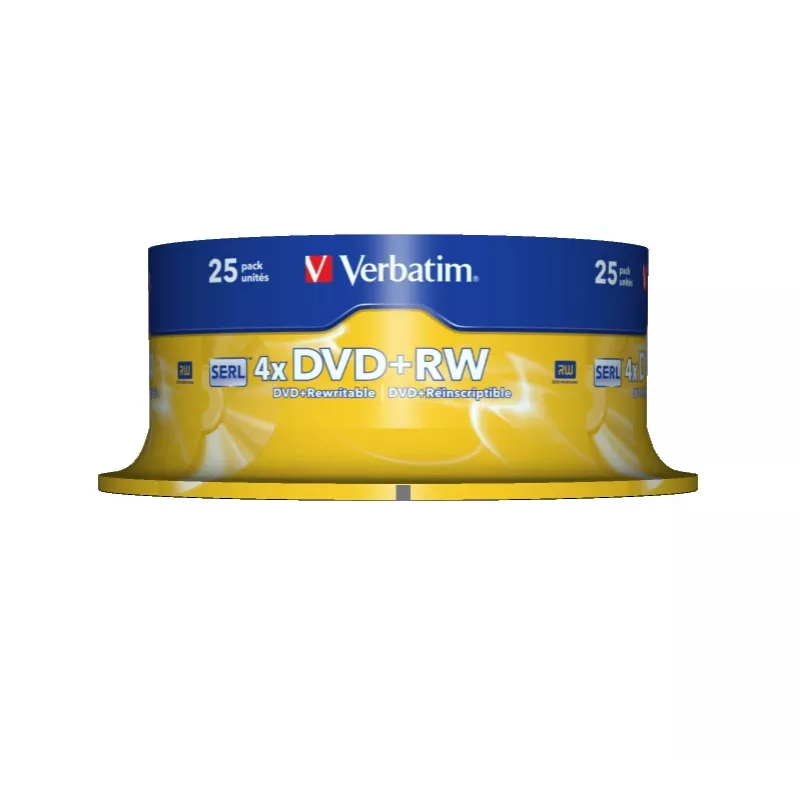 Verbatim DVD+RW Matt Silver 4,7 GB 25 τεμ.