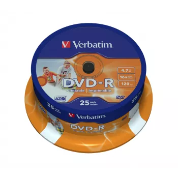Verbatim 43538 κενό DVD 4,7 GB DVD-R 25 τεμ.