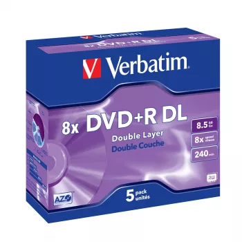 DVD+R DL Verbatim VB-DPD55JC 8,5 GB 5 τεμ.