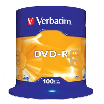Verbatim DVD-R Matt Silver 4,7 GB 100 τεμ.