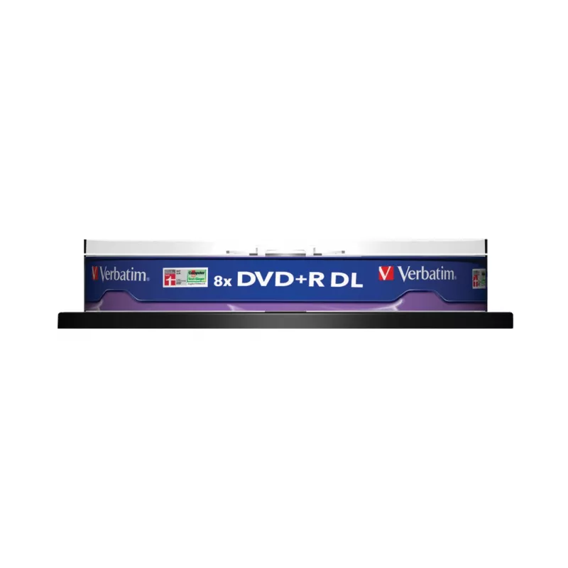Verbatim VB-DPD55S1, DVD+R DL, 120 mm, Spindel, 10 τεμ., 8,5 GB