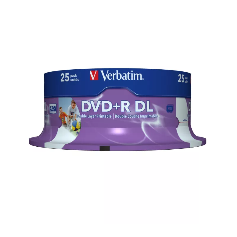 Verbatim 43667 κενό DVD 8,5 GB DVD+R DL 25 τεμ.