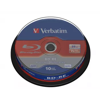 Verbatim BD-RE SL 25GB 2x συσκευασία 10 τεμ. Spindel 10 τεμ.