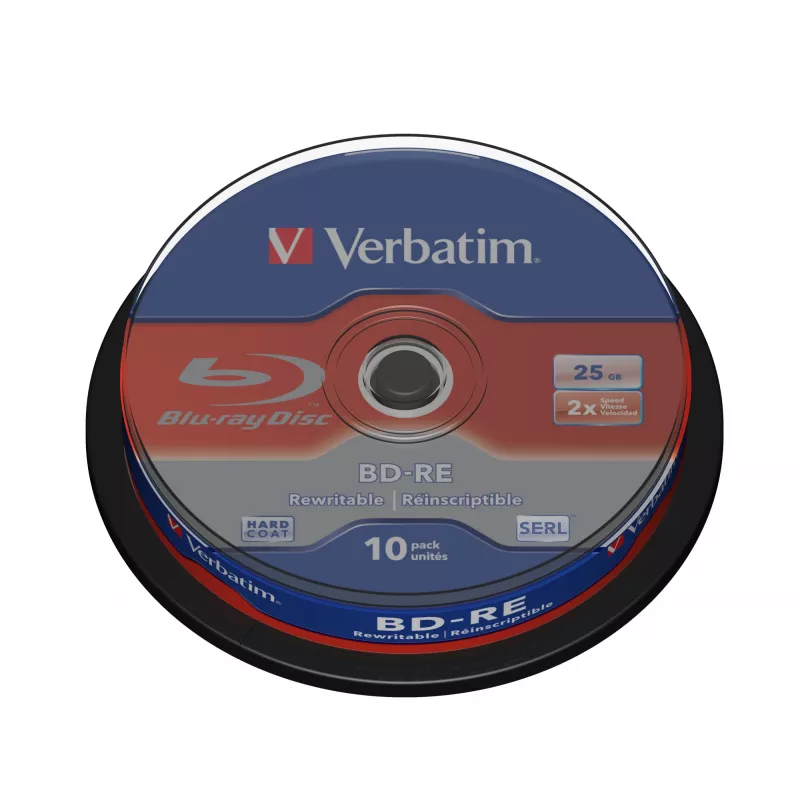 Verbatim BD-RE SL 25GB 2x συσκευασία 10 τεμ. Spindel 10 τεμ.