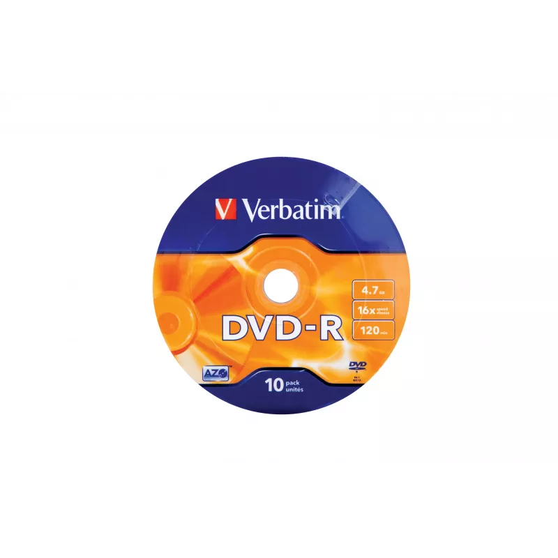 Verbatim DVD-R Matt Silver 16x 4,7 GB 10 τεμ.