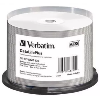 Verbatim CD-R 52x DataLifePlus 700 MB 50 τεμ.