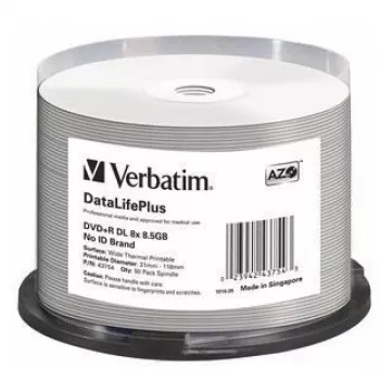 Verbatim DataLifePlus 8,5 GB DVD+R DL 50 τεμ.