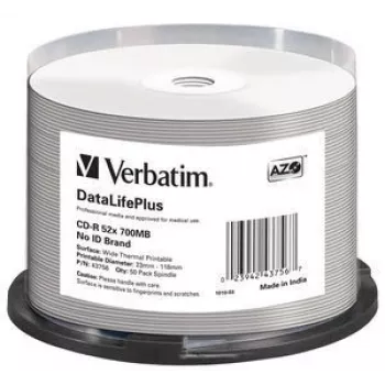 Verbatim CD-R 52x DataLifePlus 700 MB 50 τεμ.