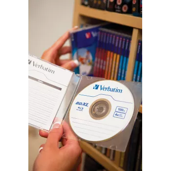 Verbatim BD-R XL 100GB* 4x Wide Inkjet Printable 5 τεμ. Jewel Case