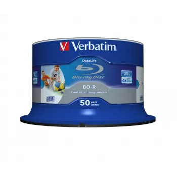 Verbatim 43812 εγγράψιμος δίσκος Blu-Ray Disc BD-R 25 GB 50 τεμ.
