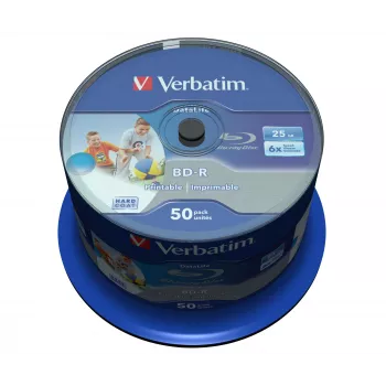 Verbatim 43812 εγγράψιμος δίσκος Blu-Ray Disc BD-R 25 GB 50 τεμ.