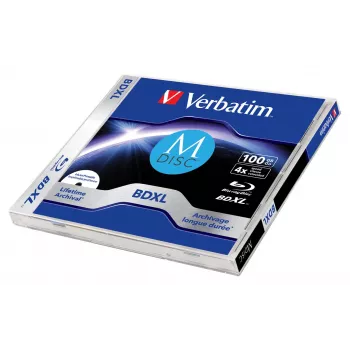 Verbatim MDISC Lifetime archival BDXL 100GB - μεμονωμένος δίσκος, 100 GB, BDXL, Jewelcase, 1 τεμ.