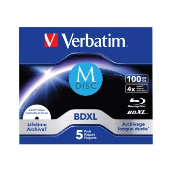 Verbatim M-Disc BD-R XL 100 GB 4x, Jewel Case, 5 τεμ. (43834)