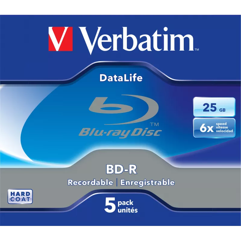 Verbatim DataLife 6x BD-R 25 GB 5 τεμ.