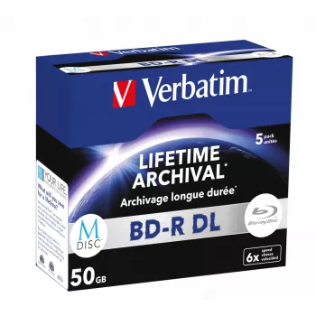 BD-R DL Verbatim MDISC 50 GB 5 τεμ. 6x ταχύτητα εγγραφής