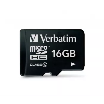 MicroSDHC Verbatim Premium 16 GB Class 10 μαύρο 44010