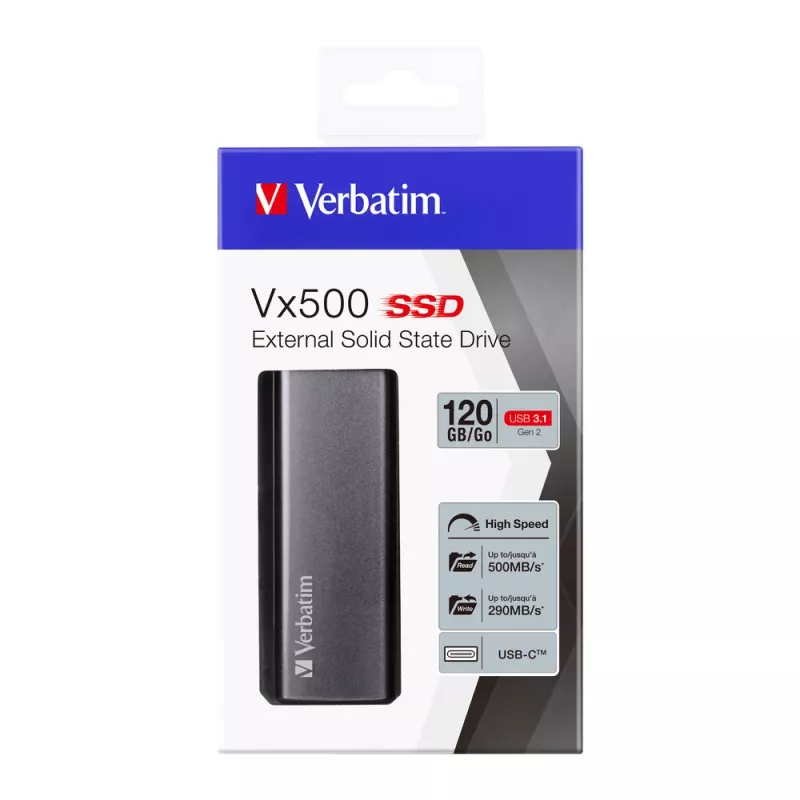Verbatim Vx500 εξωτερικός SSD USB 3.1 Gen 2 120GB