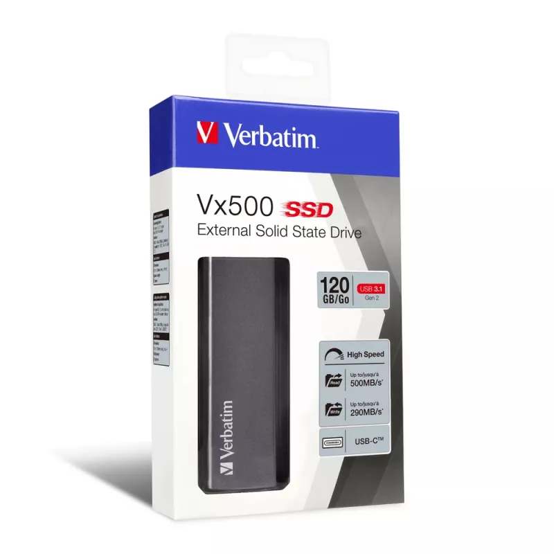 Verbatim Vx500 εξωτερικός SSD USB 3.1 Gen 2 120GB