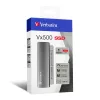 Verbatim Vx500 1 TB USB Type-C 3.2 Gen 2 (3.1 Gen 2) ασημί