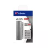 Verbatim Vx500 1 TB USB Type-C 3.2 Gen 2 (3.1 Gen 2) ασημί
